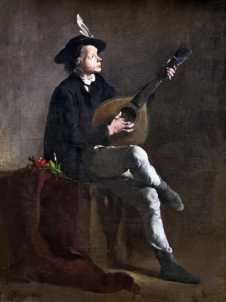 Augustin Théodule Ribot - Il musicista, Burrell Collection, Glasgow